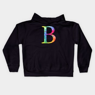 Tie Dye B Kids Hoodie